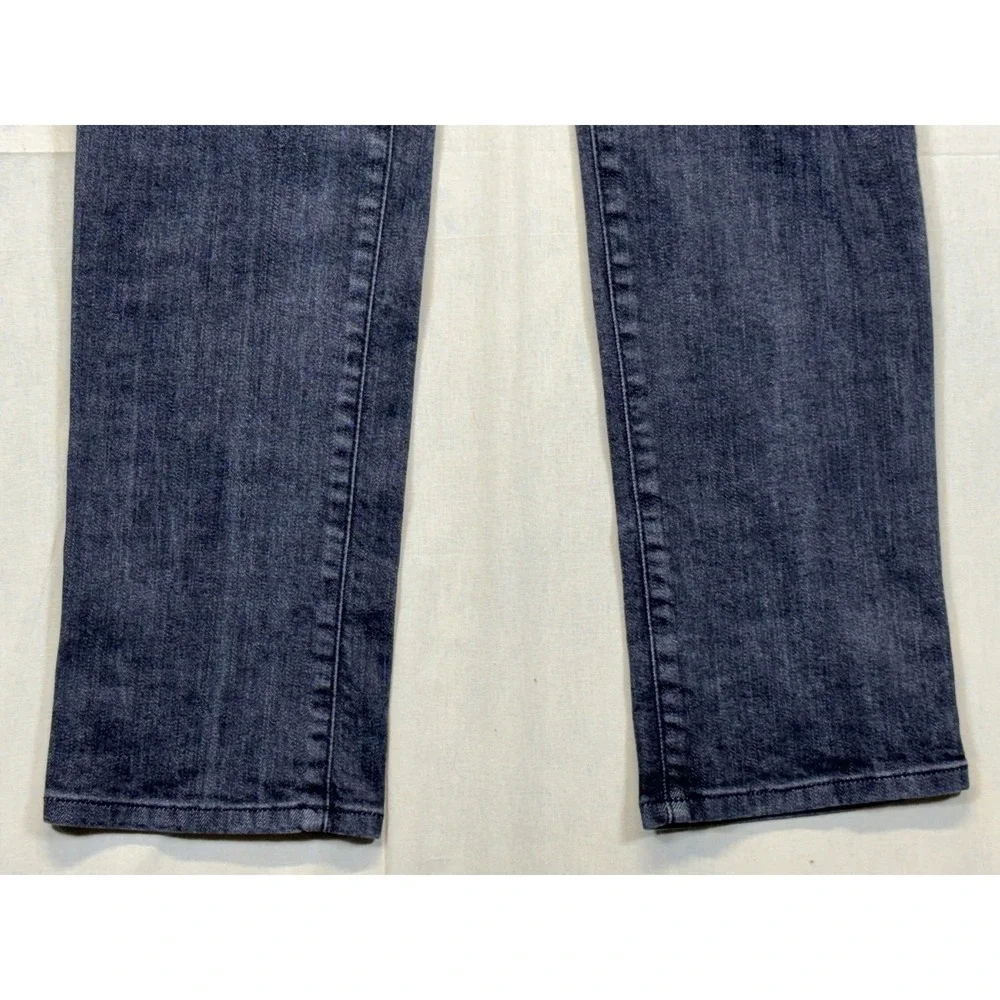 Tommy Hilfiger Spirit Jeans Women 10 Grey Mid Rise Skinny Leg Embroidered Pocket